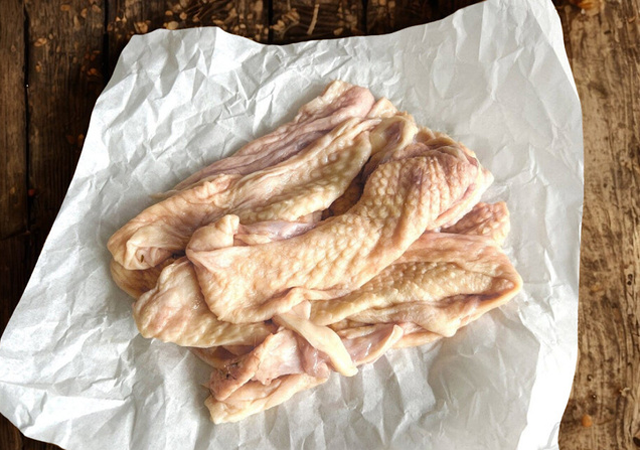 冷冻鸡皮