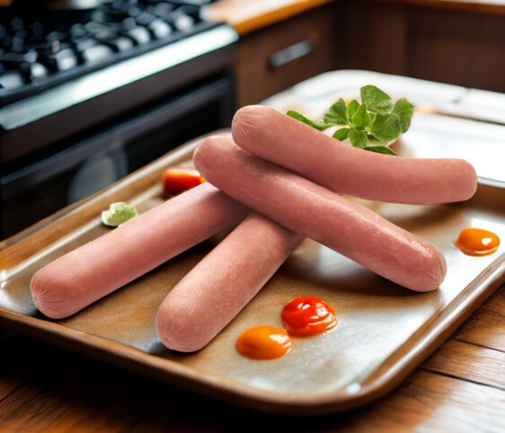 冷冻鸡肉法兰克福香肠